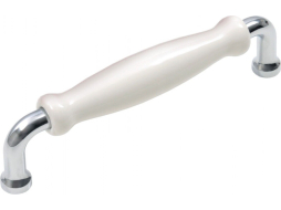 Ручка мебельная скоба BOYARD Luna RS108CP.4/128/W хром полированный