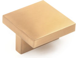 Ручка мебельная кнопка BOYARD Малевич RS074BGC.4/32 брашированное карамельное золото