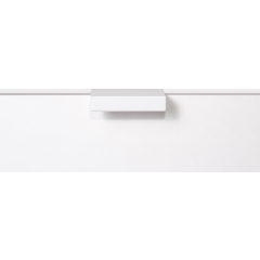 Ручка мебельная торцевая BOYARD Al ray mini RT109W.1/32 белый