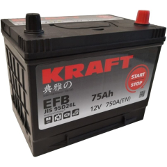 Аккумулятор автомобильный KRAFT EFB