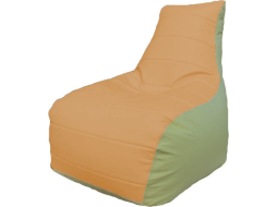 Кресло-мешок FLAGMAN Бумеранг оранжевый/оливковый 