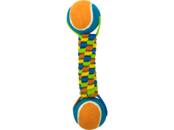 Игрушка для собак PETPARK Плетенка с 2 теннисными мячами 6 см 