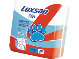 Пеленки одноразовые для животных LUXSAN Premium