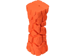 Игрушка для собак MR.KRANCH Палочка с пищалкой аромат бекона 16 см оранжевый 