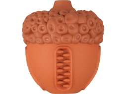 Игрушка для собак MR.KRANCH Орех с пищалкой аромат сливок 8,5x10 см коричневый 
