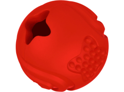 Игрушка для собак MR.KRANCH Мяч с ароматом бекона 6,5 см красный 
