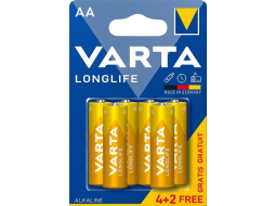 Батарейка АА VARTA LONGLIFE 1,5 V алкалиновая