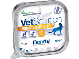 Влажный корм для кошек MONGE VetSolution Urinary Struvite ламистер 100 г 