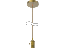 Светильник подвесной GAUSS Decor бронзовый 