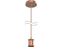 Светильник подвесной GAUSS Decor PL02 E27 1 м