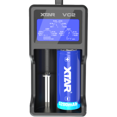 Зарядное устройство для аккумуляторов XTAR VC2 с USB кабелем