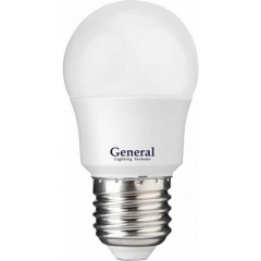 Лампа светодиодная E27 GENERAL GLDEN-G45F-B