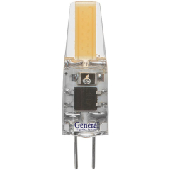 Лампа светодиодная G4 GENERAL GLDEN-G4-3-C