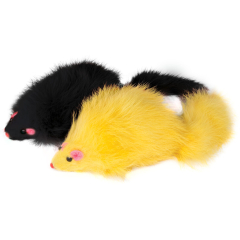 Игрушка для кошек TRIOL M003C Мышь цветная 7-7,5 см 24 штуки 