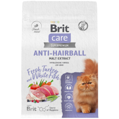 Сухой Корм для кошек BRIT Care Anti-Hairball