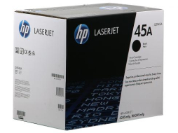 Картридж для принтера лазерный черный HP 45A 