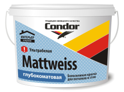 Краска ВД CONDOR Mattweiss