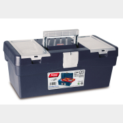Ящик для инструмента пластмассовый 40x21,7x16,6 см с лотком TAYG 12 (112003)