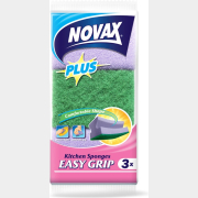 Губки кухонные NOVAX Plus Easy Grip 3 штуки (0304NVP)