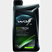 Моторное масло 0W30 синтетическое WOLF EcoTech FE 1 л (14105/1)