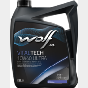 Моторное масло 10W40 полусинтетическое WOLF VitalTech Ultra 5 л (1227/5)