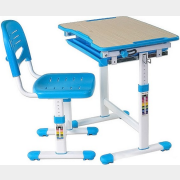 Парта со стулом растущие FUNDESK Piccolino Blue (211458)