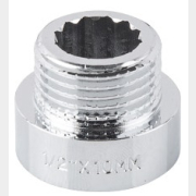 Удлинитель латунный внутренняя-наружная 1/2"X10 мм AV ENGINEERING хром (AVE301007)