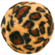 Игрушка для кошек TRIXIE Мячик леопардовый с колокольчиком d 4 см 4 штуки (4109)