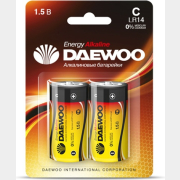 Батарейка C DAEWOO Energy 1,5 V алкалиновая 2 штуки (4690601030405)