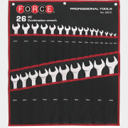 Набор комбинированных ключей 26 предметов FORCE (5261C)