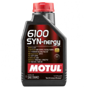 Моторное масло 5W40 полусинтетическое MOTUL 6100 Syn-Nergy 1 л (107975)