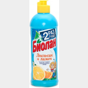 Средство для мытья посуды БИОЛАН Апельсин и Лимон 0,45 л (4604049095889)