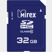 Карта памяти MIREX SDHC 32 Гб Class 10 (13611-SD10CD32)