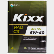 Моторное масло 5W40 синтетическое KIXX PAO C3 4 л (L209244TE1)
