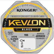 Леска плетеная KONGER Kevlon X4 Black 0,12 мм/10 м (250014012)