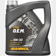 Моторное масло 5W30 синтетическое MANNOL 7703 OEM for Peugeot Citroen 4 л (98826)
