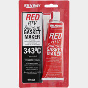 Герметик RUNWAY Red RTV Silicone Gasket Maker 85 г (RW8500)