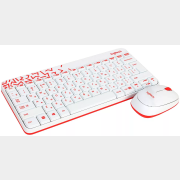 Комплект беспроводной клавиатура и мышь LOGITECH MK240 Nano White (920-008212)