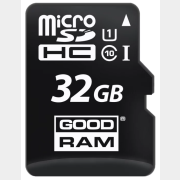 Карта памяти GOODRAM M1AA microSDHC 32GB с адаптером SD (M1AA-0320R12)