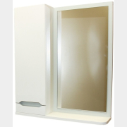 Шкаф с зеркалом для ванной САНИТАМЕБЕЛЬ Сизаль 14.600 левый