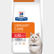 Сухой корм для кошек HILL'S Prescription Diet c/d Urinary Multicare Stress курица 1,5 кг (52742284200)