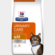 Сухой корм для кошек HILL'S Prescription Diet s/d Urinary Care курица 1,5 кг (52742918907)