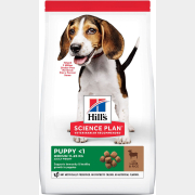 Сухой корм для щенков HILL'S Science Plan Puppy Medium ягненок и рис 0,8 кг (52742024998)