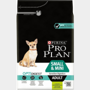 Сухой корм для собак PURINA PRO PLAN Small&Mini Adult Sensitive Digestion ягненок с рисом 3 кг (7613035214897)
