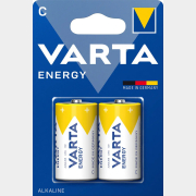 Батарейка С VARTA Energy 1,5 V алкалиновая 2 штуки