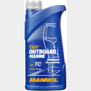 Масло двухтактное полусинтетическое MANNOL Outboard Marine 1 л (141)