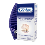 Презервативы CONTEX Extra Sensation С крупными точками и ребрами 12 штук (9250435183)