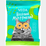 Лакомство для кошек VEDA Веселый Мур-р-рмелад с кошачьей мятой 6 г (300515)