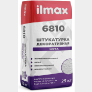 Штукатурка цементная декоративная ILMAX 6810 Шуба зерно 1,2 мм белая 25 кг
