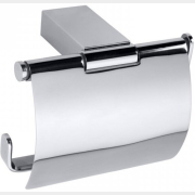 Держатель для туалетной бумаги с крышкой BEMETA Via хром (135012012)